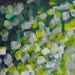 Large Green Yellow Abstract Painting HUGE Impasto Painting Modern Abstract Art White Color Sunshine Office decor Large Art 48x24