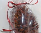 Pine cone firestarters, gift of 3 - favor, stocking stuffer