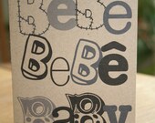 New baby card (with matching envelope)