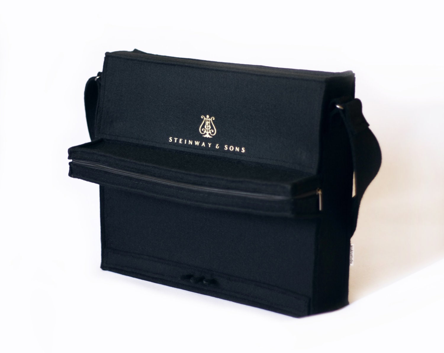 Black Felt Piano Bag