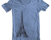 Men's T Shirt Eiffel Tower American Apparel XS, S, M, L, XL 10 COLORS
