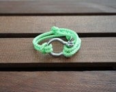 Nautical Rope Neon Green Bracelet