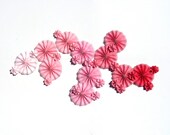 Custom Color Ombre Pinwheels with Scalloped Edging