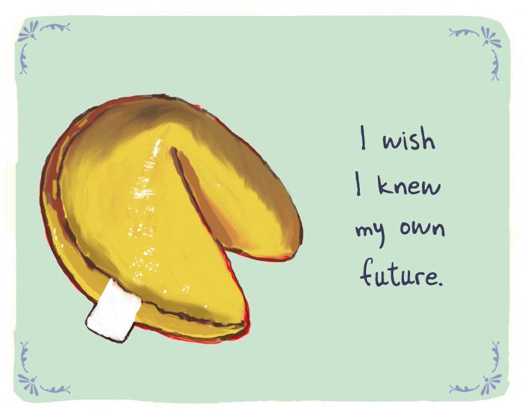fortune cookie 5x7 print