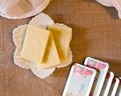 A Hint Of Lemon (Hard Lotion Bar) Handcrafted solid lotion great for cracked skin.