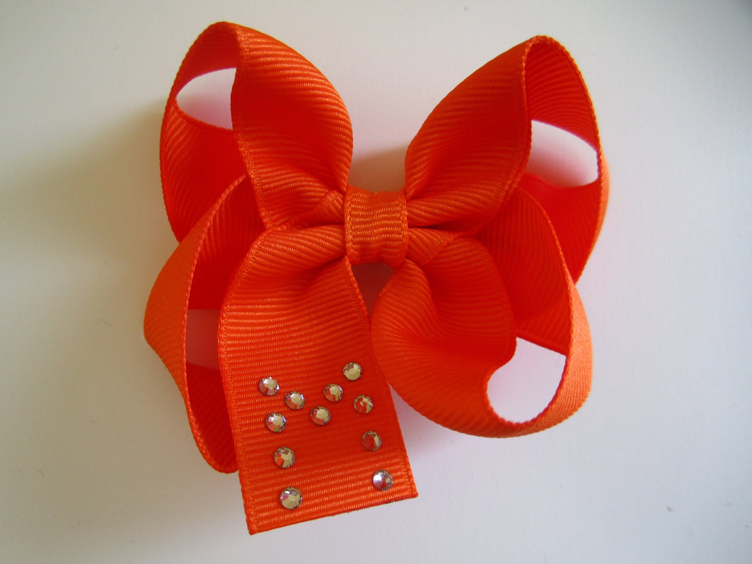 Swarovski Crystal Initial Boutique Hairbow