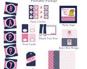 PANCAKES & PAJAMAS, CHEVRON Collection, Custom Printable- As Seen on Amy Atlas Events and Hostess with the Mostess Il_170x135