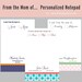 Personalized MOM NOTEPADS, A note from Mom - printed pads by Libby Lane Press
