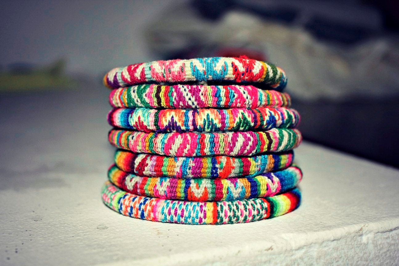Peruvian Vintage Textile Bracelet