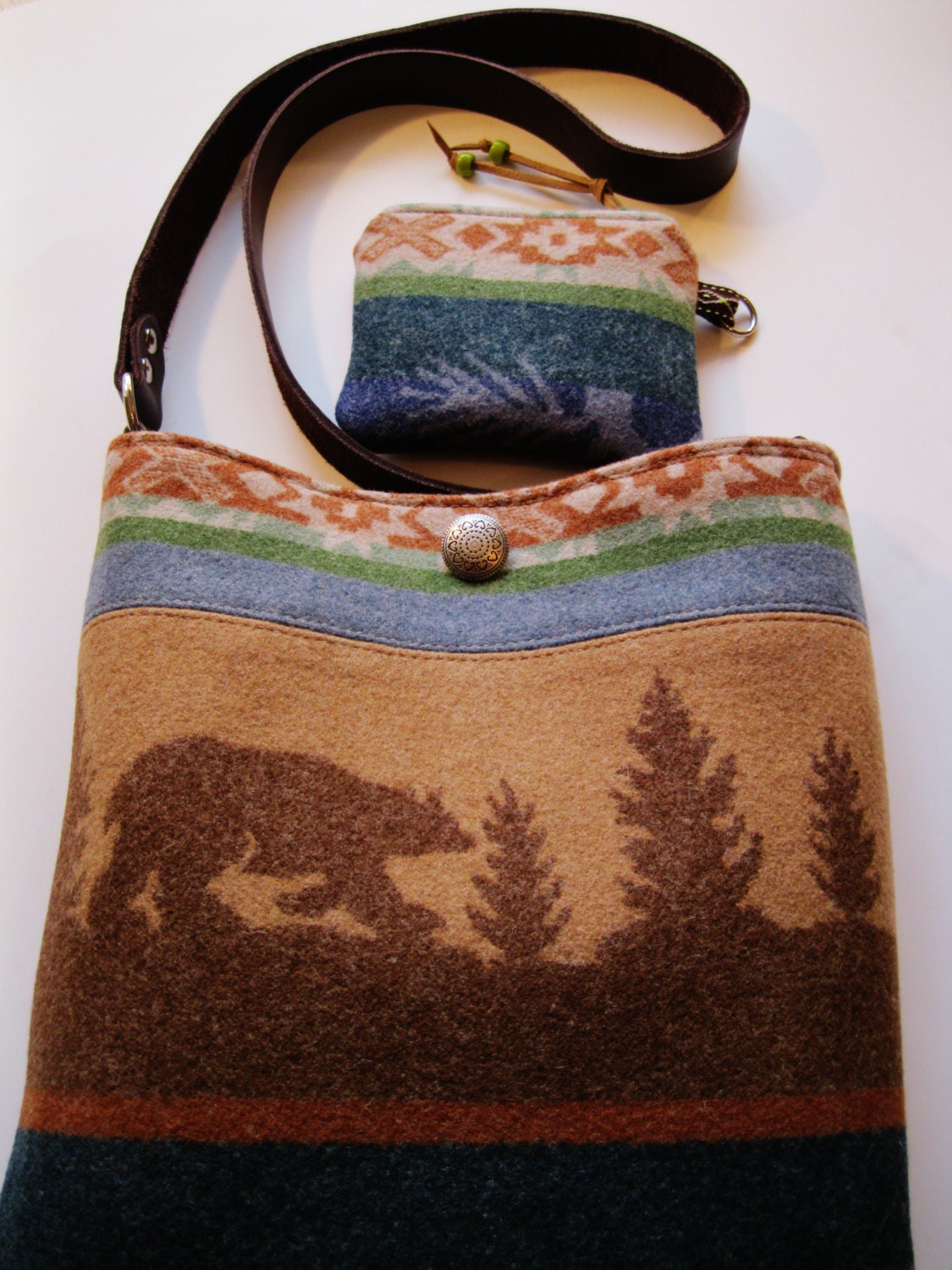 Grizzly Bear in the Pines Bag