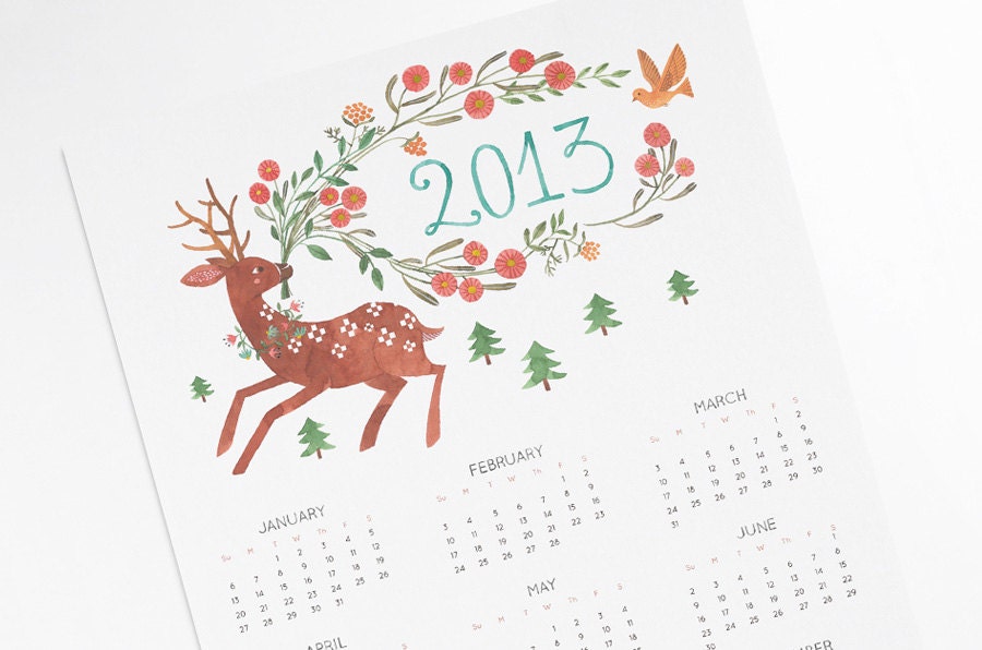 2013 Wall Calendar  - 50% OFF