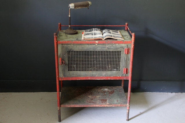 Antique Industrial Pie Safe, Cabinet