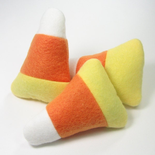 Candy Corn Catnip Cat Toy