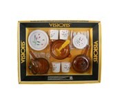 Vintage Toy Cookware and Dinnerware - 80's Make Believe Corelle and Visions  - 35 Piece Set - New Old Stock