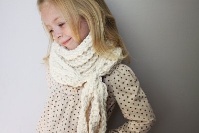 Isla - Crochet PATTERN - Childs Cowl Wrap Neckwarmer