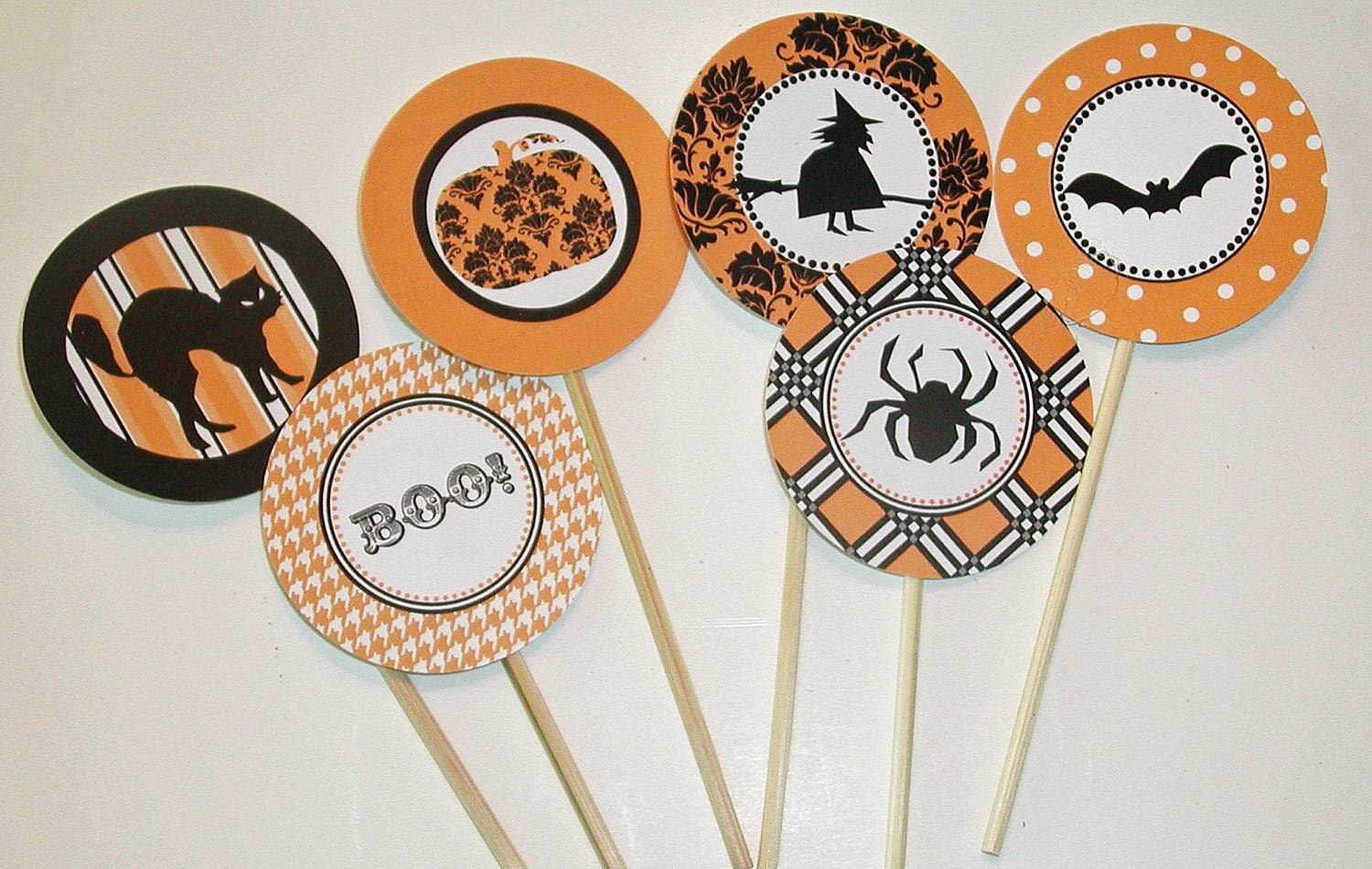 Printable Halloween Cupcake Toppers/Party Tags Il_570xn