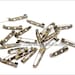 50PCS Brooch Pin Back, Antique Bronze Plated Iron Bar Pin Backing Brooch Safety Pin 25mm T19R254