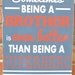 Brother Superhero Vintage Sign