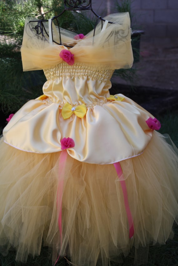 Inspired by Disney princess Bell costume/ dress For Birthday, Disney vacation, dress up, Halloween