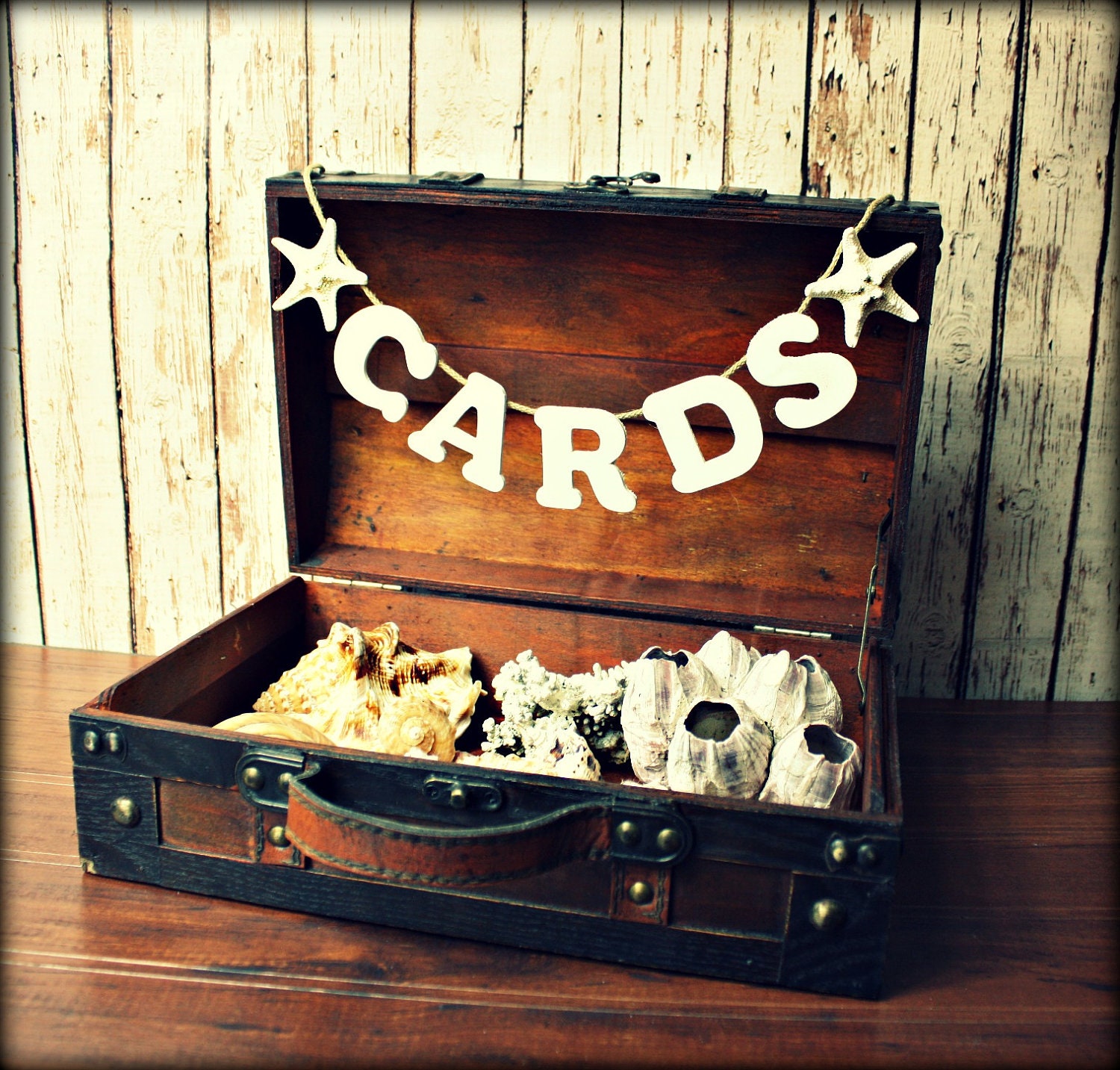 Beach Combers Wedding Trunk-Beach themed-Beach Wedding-Wedding card holder-Wedding card holder