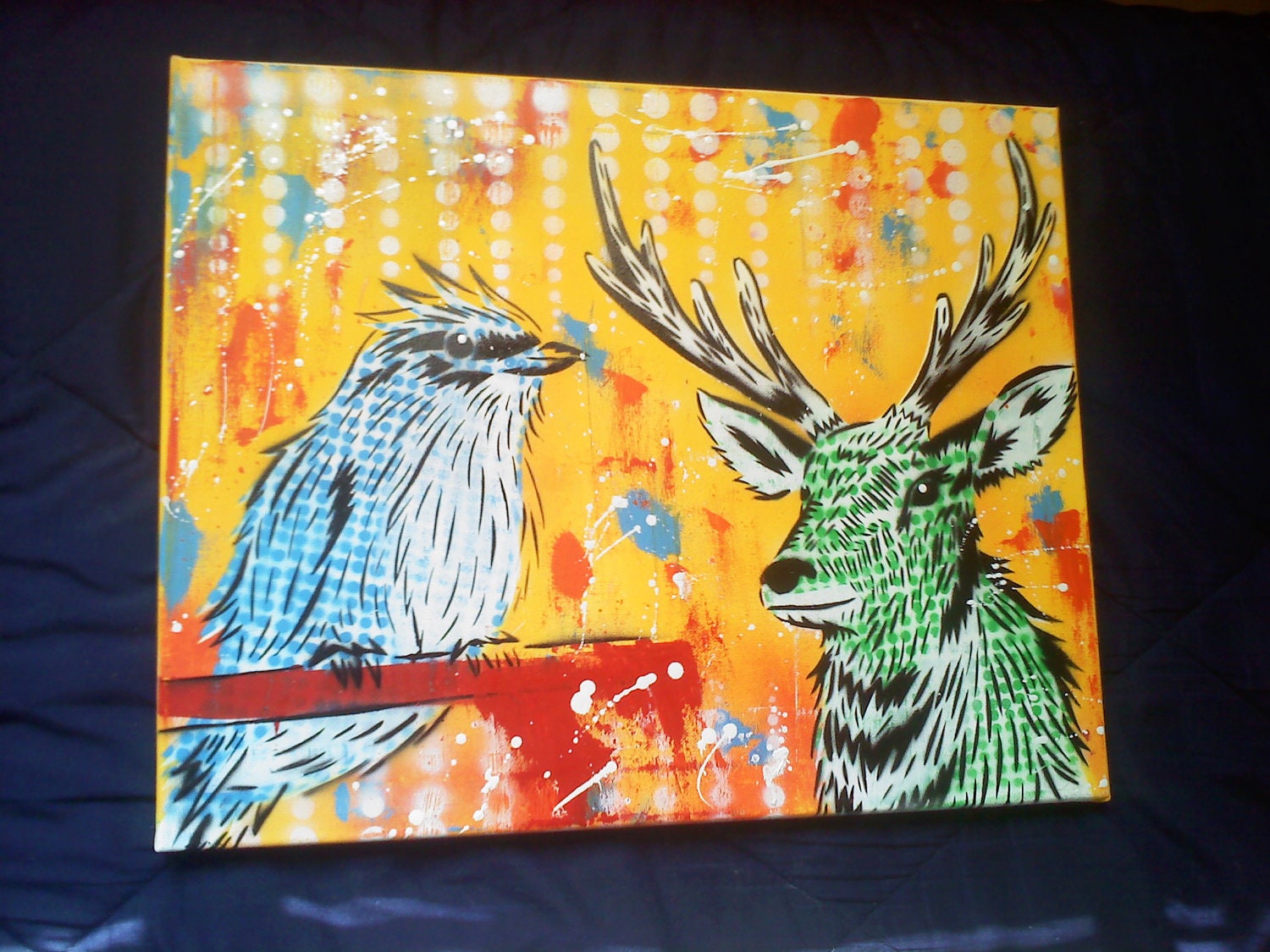 Bird And Deer