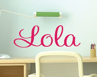 Personalized Childrens Decor ( LARGE SIZE) Name Wall Decal - Custom Monogram Vinyl Wall Art - Name Vinyl Lettering
