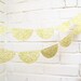 The Glam Scallop Garland, Wedding Garland, Gold, Glitter, Wedding Shower, Baby Shower, Birthday Decoration