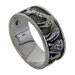 Jungle Animal Sterling Silver Band Ring