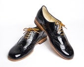 black patent oxford shoes - FREE WORLDWIDE SHIPPING