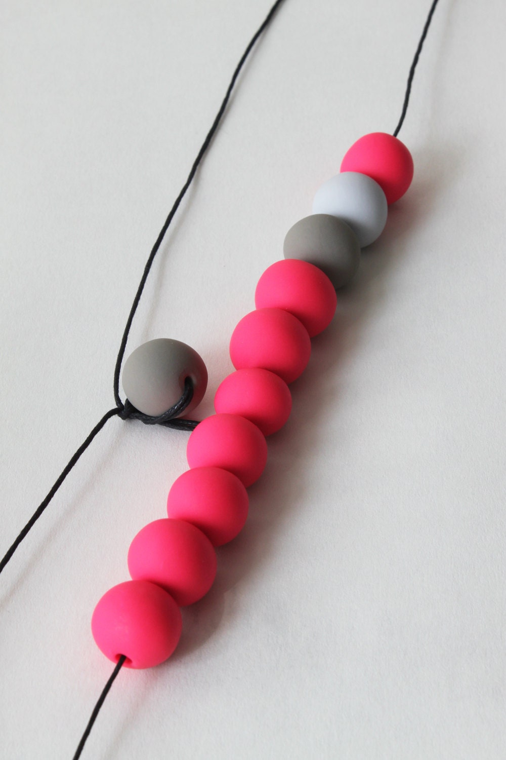 Hot pink necklace