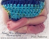 Crochet PATTERN - Diaper Cover Chunky Button Up Soaker - Instant Download PDF 153 - Newborn Baby - Photography Prop Pattern