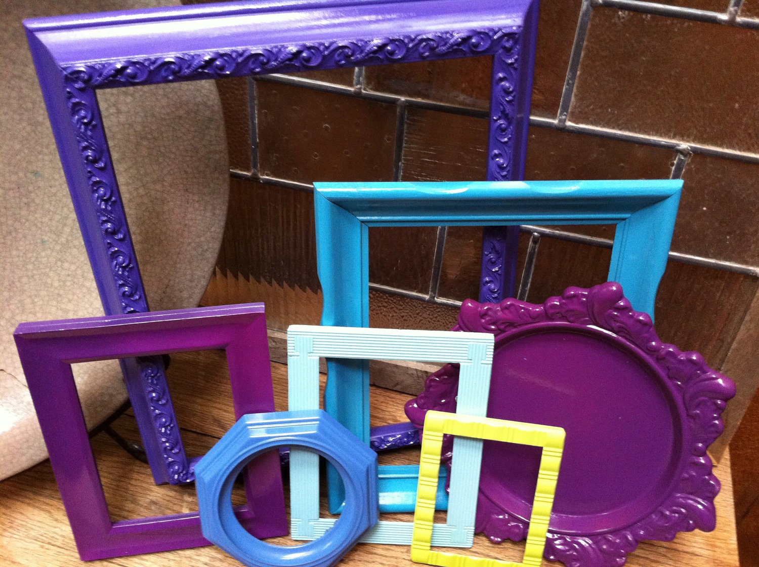 eclectic picture frames