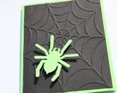 Halloween Spider Card- Embossed