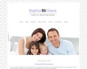BLOGGER DIY Photography Template: Sophia Grace