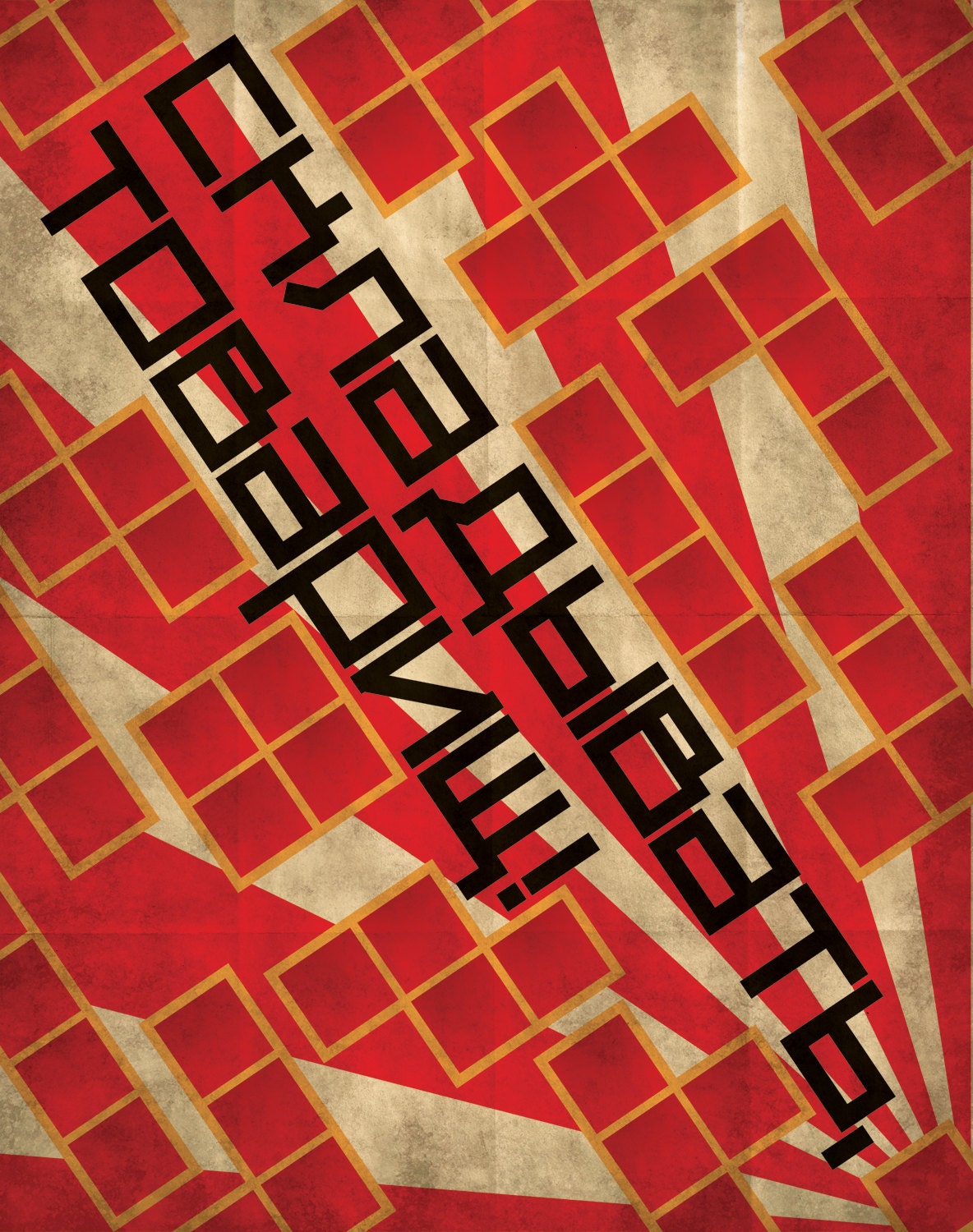 Tetris Propaganda Poster