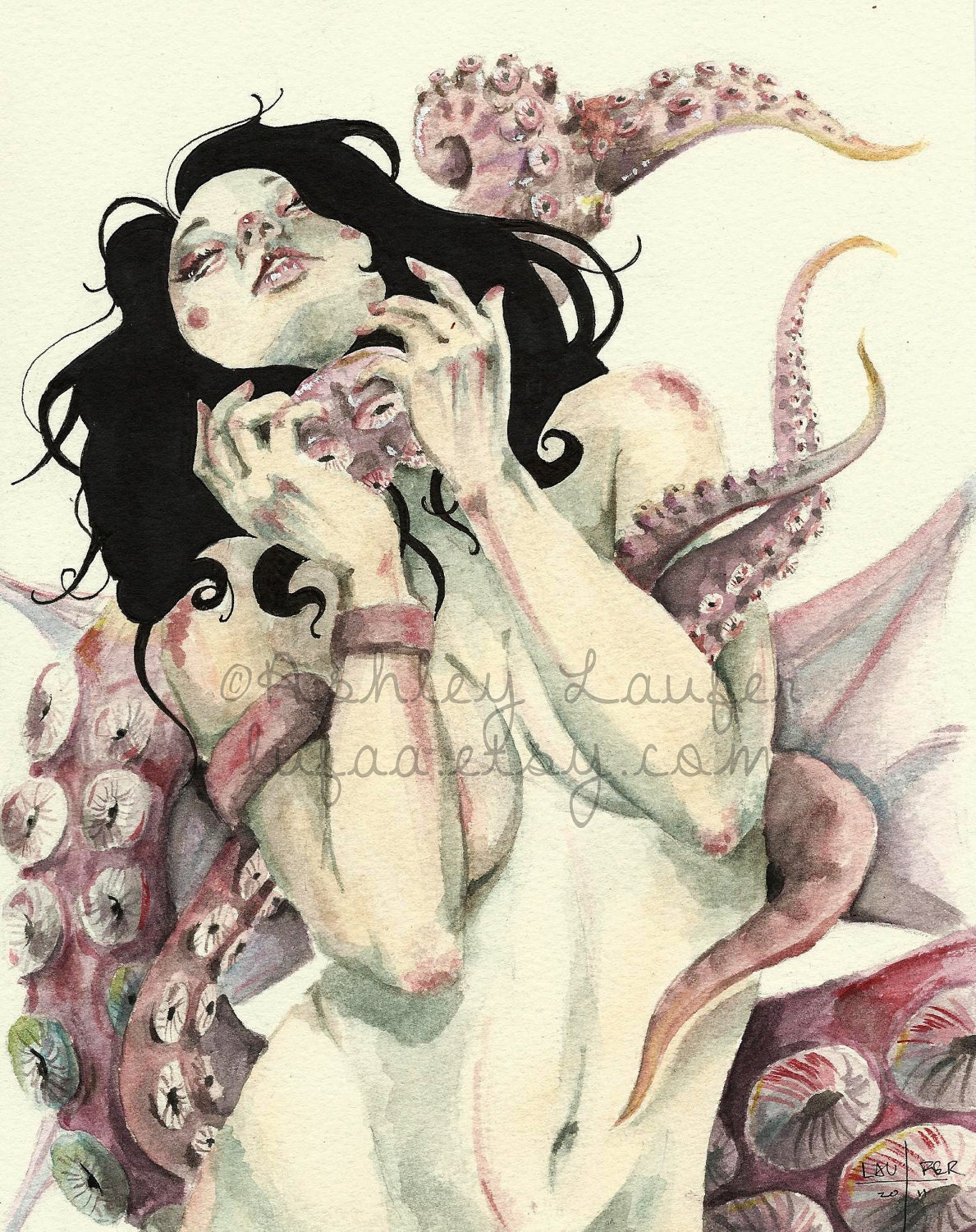 Taken by the creature. 5.5x4.5 mini fine art print