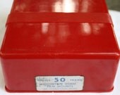 Plastic Red Vintage 35MM Slide Box
