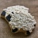 Fuzzy Sheep Decorated Sugar Cookies - Barn - Farm Edibles