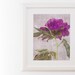 Cottage Chic Peony Flower Photo 8x10 purple botanical print gift for her mothers day