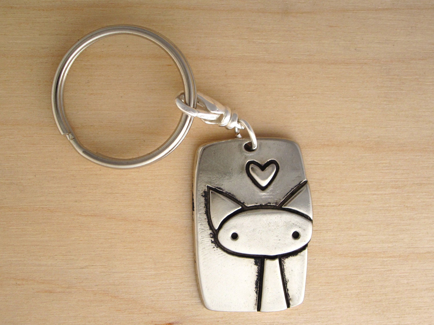 Cute Cat Keyring