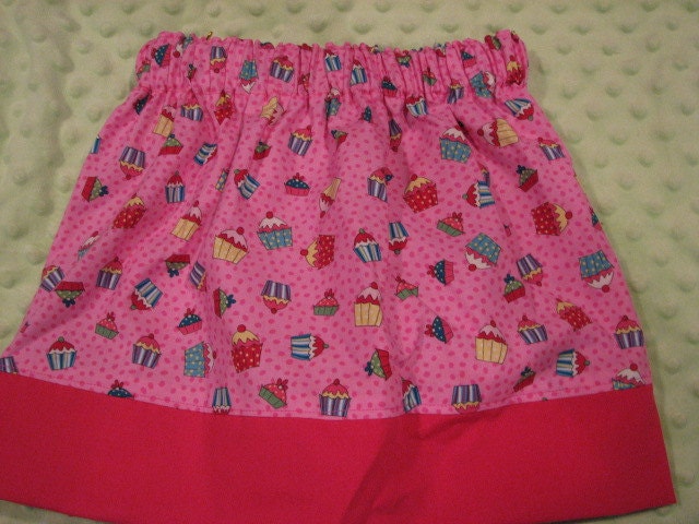 Cupcake Baby/Toddler/Little Girls Skirt