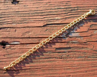 14K White Gold Necklace Extender