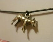 Adjustable Wolf Charm Bracelet