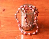 Dreaming in Red African Necklace - Paper Beads to Benefit Adoption