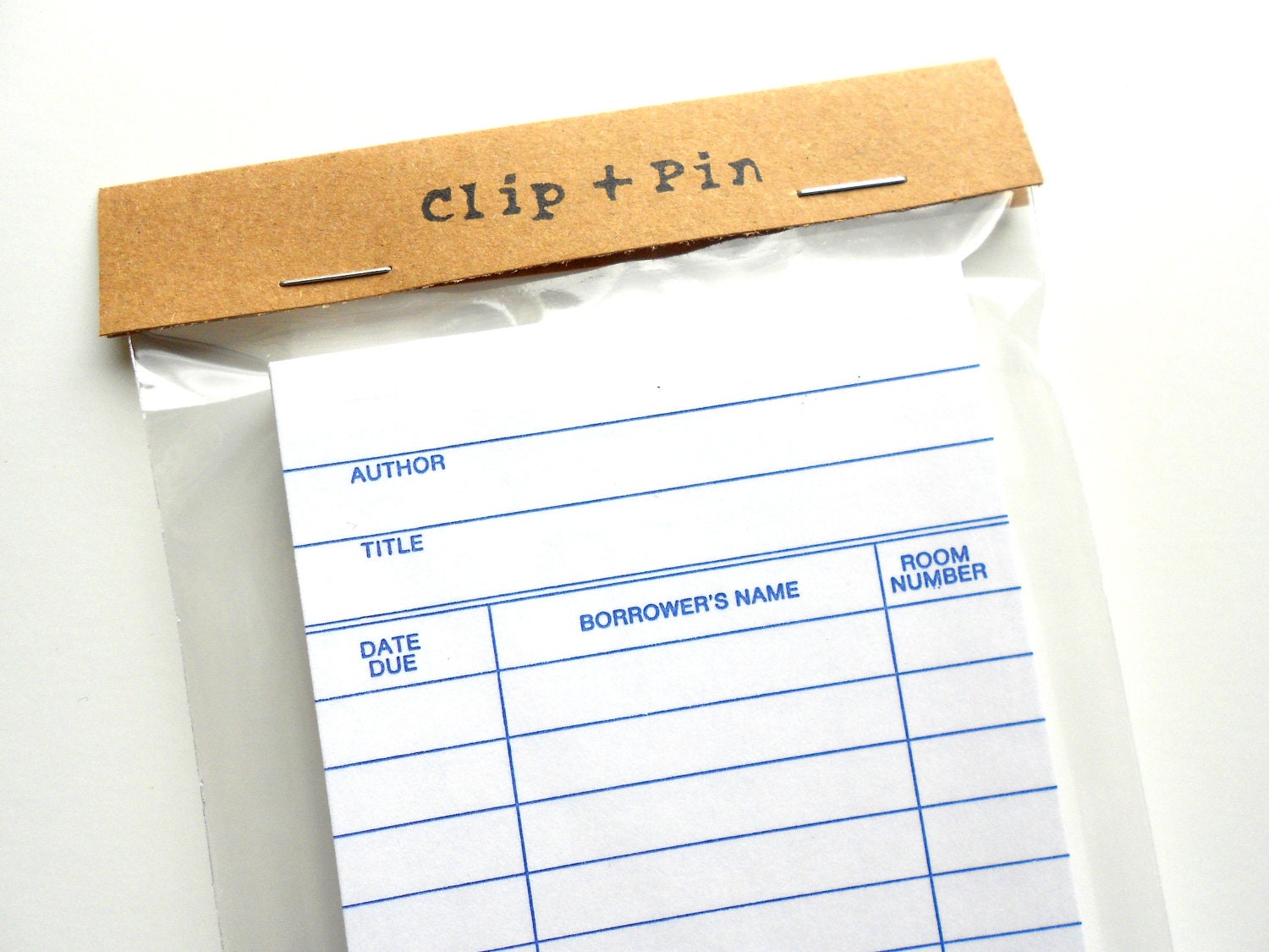Blank Library Cards - Set of 100
