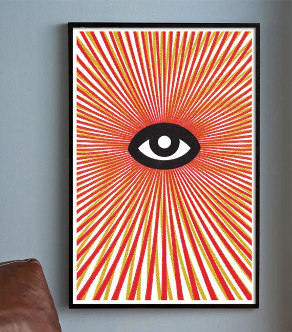 Psychedelic Eye 11 x 17 Art Print