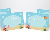 Under the Sea Place Cards - DIY Printable Digital File