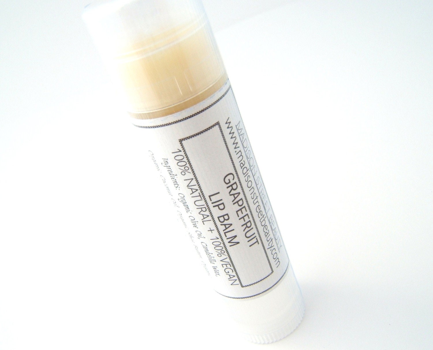 Lip Balm - Grapefruit Lip Balm - All Natural Vegan Lip Balm