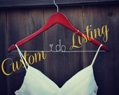 Custom Listing for Kelsey Conaway- (1) new hanger and (1) exchange