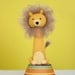 Leonard, needle felted collectable lion